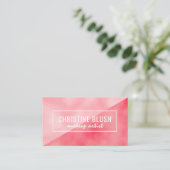 Stijlvol model voor artistieke visitekaartjes (Staand voorkant)