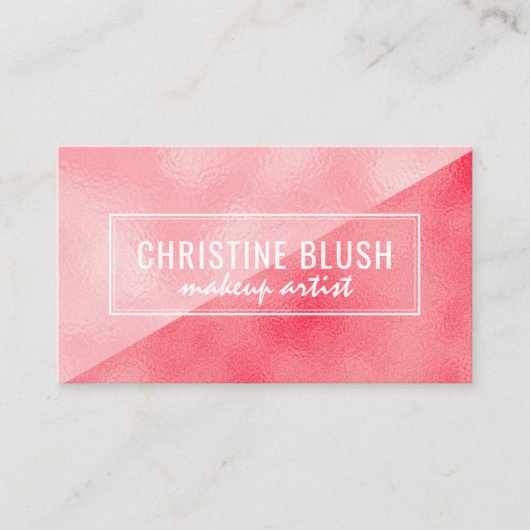 Stijlvol model voor artistieke visitekaartjes (Voorkant)