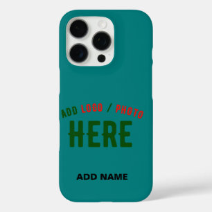 STIJLVOL MODERN AANGEPAST BLAUWGROEN GROEN GEVERIF iPhone 16 PRO HOESJE