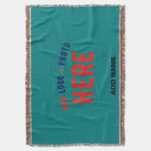 STIJLVOL MODERN AANGEPAST BLAUWGROEN GROEN GEVERIF DEKEN (Voorkant Verticaal)