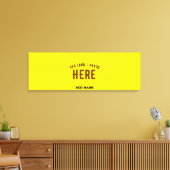 STIJLVOL MODERN AANGEPAST HELDER GEEL GEVERIFIEERD CANVAS AFDRUK (Insitu (Woonkamer))