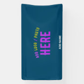 STIJLVOL MODERN AANGEPAST PRUISISCH BLAUW GEVERIFI SPANDOEK (Verticaal)