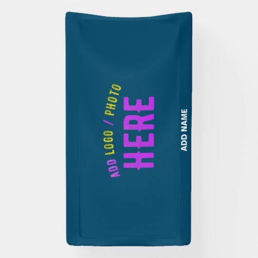 STIJLVOL MODERN AANGEPAST PRUISISCH BLAUW GEVERIFI SPANDOEK (Verticaal)