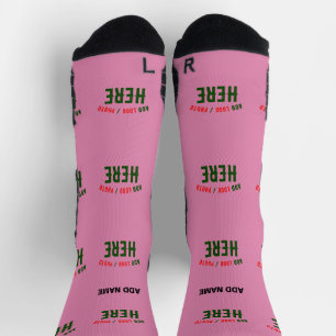 STIJLVOL MODERN AANGEPAST SCHATTIGE HOT PINK GEVER SOKKEN