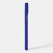 STIJLVOL MODERN AANGEPASTE NAAM DONKERBLAUWE KLEUR iPhone HOESJE (Rechterkant)