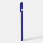 STIJLVOL MODERN AANGEPASTE NAAM DONKERBLAUWE KLEUR iPhone HOESJE (Linkerkant)