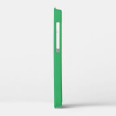 STIJLVOL MODERN AANGEPASTE SMARAGD GROEN GEVERIFIE Case-Mate iPhone CASE (Achterkant / Links)