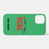STIJLVOL MODERN AANGEPASTE SMARAGD GROEN GEVERIFIE Case-Mate iPhone CASE (Achterkant (horizontaal))