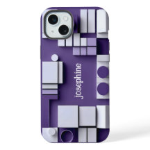 Stijlvol modern abstract geometrisch lavendelwit