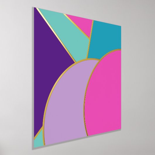 Stijlvol, modern Abstract goud Folie Afdrukken (Laagn)