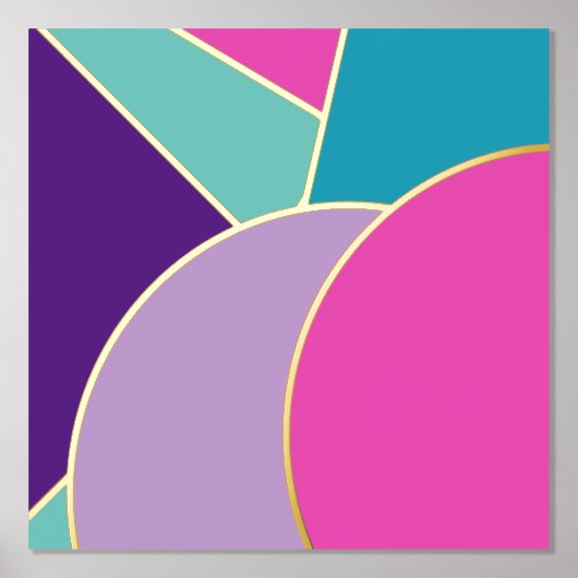 Stijlvol, modern Abstract goud Folie Afdrukken (Voorkant)