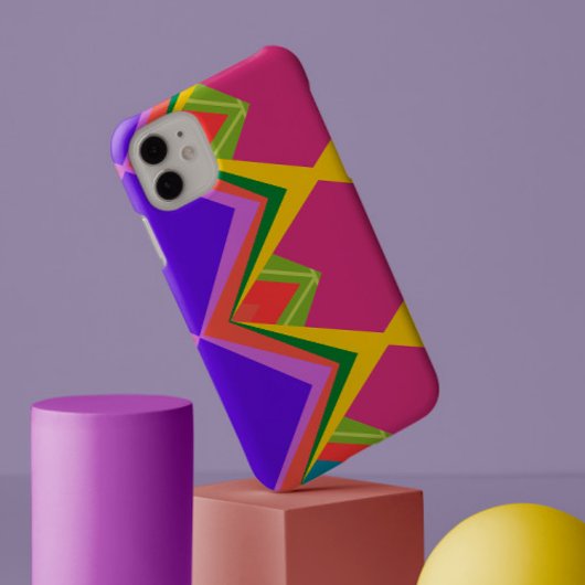 Stijlvol modern Abstract kleurenblok esthetisch Case-Mate iPhone Case