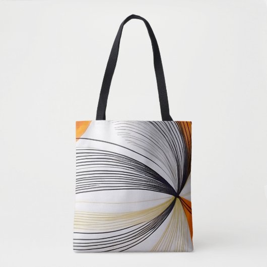 Stijlvol modern abstract kunst chic herfstthema tote bag (Voorkant)