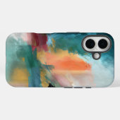 Stijlvol modern abstract patroon Case-Mate iPhone case (Achterkant (horizontaal))