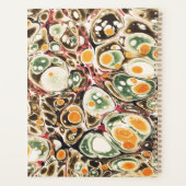 Stijlvol modern Abstract salie geel marmeren patro Planner (Achterkant)