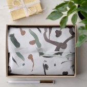 Stijlvol modern Abstract tissuepapier (Geschenk)