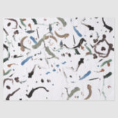 Stijlvol modern Abstract tissuepapier (Voorkant)