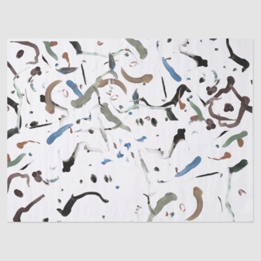 Stijlvol modern Abstract tissuepapier (Voorkant)