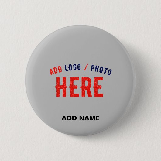 STIJLVOL MODERN ASH GEVERIFIEERD BRANDED RONDE BUTTON 5,7 CM (Voorkant)