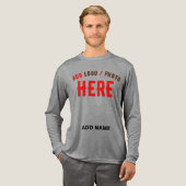 STIJLVOL MODERN ASH GEVERIFIEERD BRANDED Tri-Blend SHIRT (Voorkant)