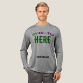 STIJLVOL MODERN ASH GEVERIFIEERD BRANDED Tri-Blend SHIRT (Voorkant)