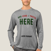 STIJLVOL MODERN  ASH GEVERIFIEERD BRANDED Tri-Blend SHIRT (Voorkant volledig)