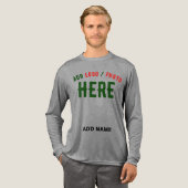 STIJLVOL MODERN  ASH GEVERIFIEERD BRANDED Tri-Blend SHIRT (Voorkant)