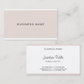 Stijlvol modern bedrijf met kunstzinnige schone le visitekaartje (Voorkant / Achterkant)