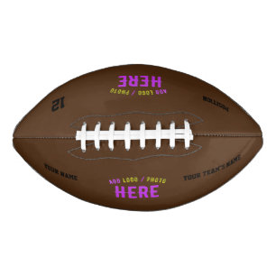 STIJLVOL MODERN  BRUIN GEVERIFIEERD BRANDED AMERICAN FOOTBALL