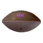 STIJLVOL MODERN  BRUIN GEVERIFIEERD BRANDED AMERICAN FOOTBALL (Gedraaid 270)
