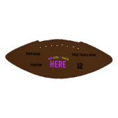 STIJLVOL MODERN  BRUIN GEVERIFIEERD BRANDED AMERICAN FOOTBALL (Paneel)