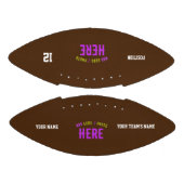 STIJLVOL MODERN  BRUIN GEVERIFIEERD BRANDED AMERICAN FOOTBALL (Panelen)