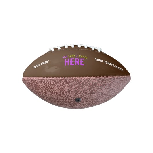 STIJLVOL MODERN  BRUIN GEVERIFIEERD BRANDED AMERICAN FOOTBALL (Gedraaid 270)