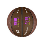 STIJLVOL MODERN  BRUIN GEVERIFIEERD BRANDED BASKETBAL (Verticaal)