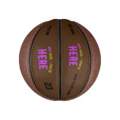 STIJLVOL MODERN  BRUIN GEVERIFIEERD BRANDED BASKETBAL (Verticaal)