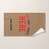 STIJLVOL MODERN  BRUIN GEVERIFIEERD BRANDED HANDDOEK (Handdoek)