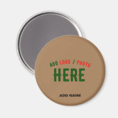 STIJLVOL MODERN  BRUIN GEVERIFIEERD BRANDED MAGNEET (Voorkant / Achterkant)