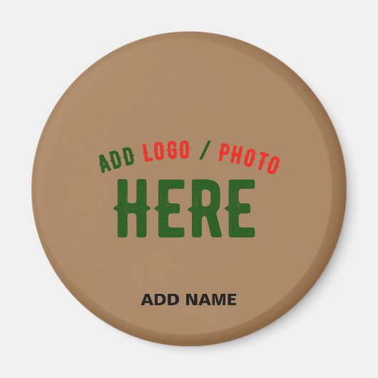 STIJLVOL MODERN  BRUIN GEVERIFIEERD BRANDED MAGNEET (Voorkant)