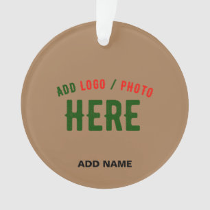 STIJLVOL MODERN BRUIN GEVERIFIEERD BRANDED ORNAMENT