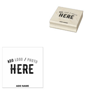 STIJLVOL MODERN BRUIN GEVERIFIEERD BRANDED RUBBERSTEMPEL