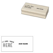 STIJLVOL MODERN  BRUIN GEVERIFIEERD BRANDED RUBBERSTEMPEL (Gestempeld)