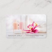 Stijlvol modern Chic Beauty Salon Spa Professional Visitekaartje (Voorkant)