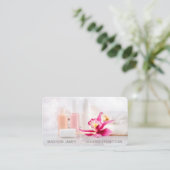 Stijlvol modern Chic Beauty Salon Spa Professional Visitekaartje (Staand voorkant)