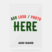 STIJLVOL MODERN  CLEAR GEVERIFIEERD BRANDED ACRYL BORD (Voorkant)