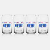 STIJLVOL MODERN CLEAR GEVERIFIEERD BRANDED BLIKVORM GLAS (Achterkant)