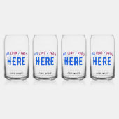 STIJLVOL MODERN  CLEAR GEVERIFIEERD BRANDED BLIKVORM GLAS (Voorkant)