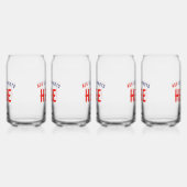 STIJLVOL MODERN  CLEAR GEVERIFIEERD BRANDED BLIKVORM GLAS (Links)