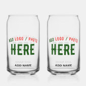 STIJLVOL MODERN  CLEAR GEVERIFIEERD BRANDED BLIKVORM GLAS (Voorkant)