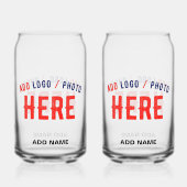 STIJLVOL MODERN  CLEAR GEVERIFIEERD BRANDED BLIKVORM GLAS (Achterkant)