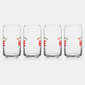 STIJLVOL MODERN  CLEAR GEVERIFIEERD BRANDED BLIKVORM GLAS (Links)